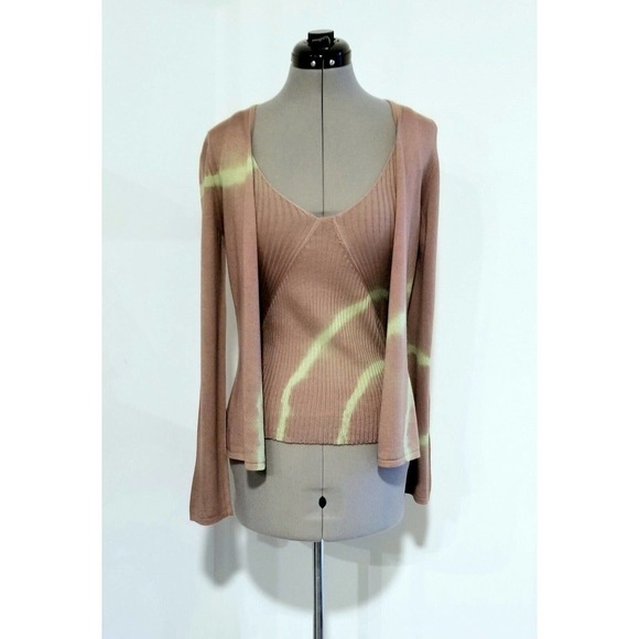 FRANCK NAMANI cashmere-silk sweater & top twinset 2-pc set $2,280 it-40 / us-4 - Picture 9 of 11